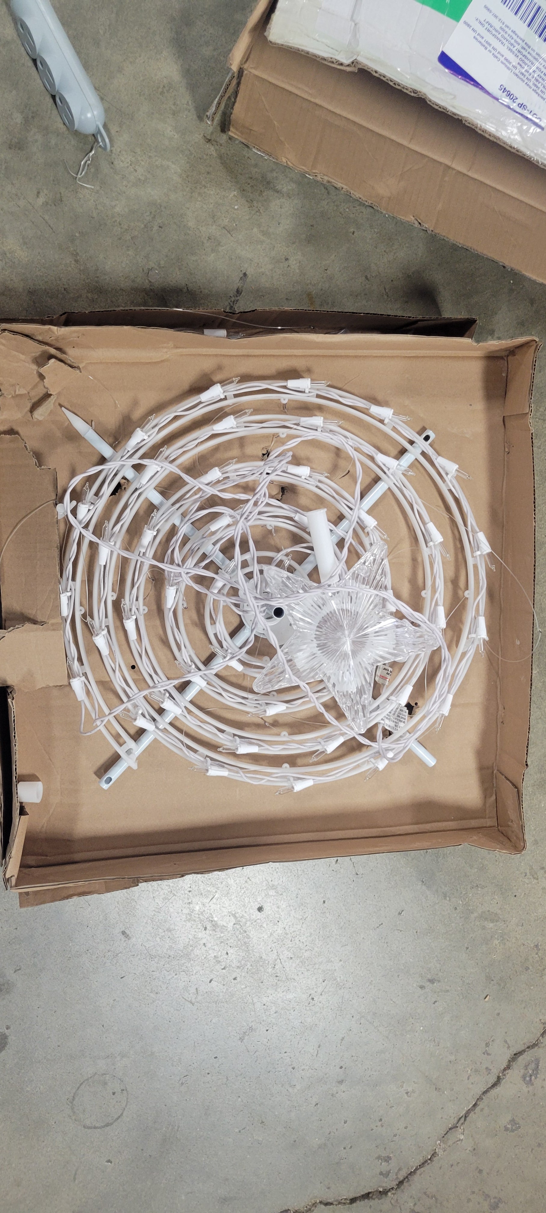 2 Packs Christmas Spiral Tree Yard Light Outdoor Decoration, final cut