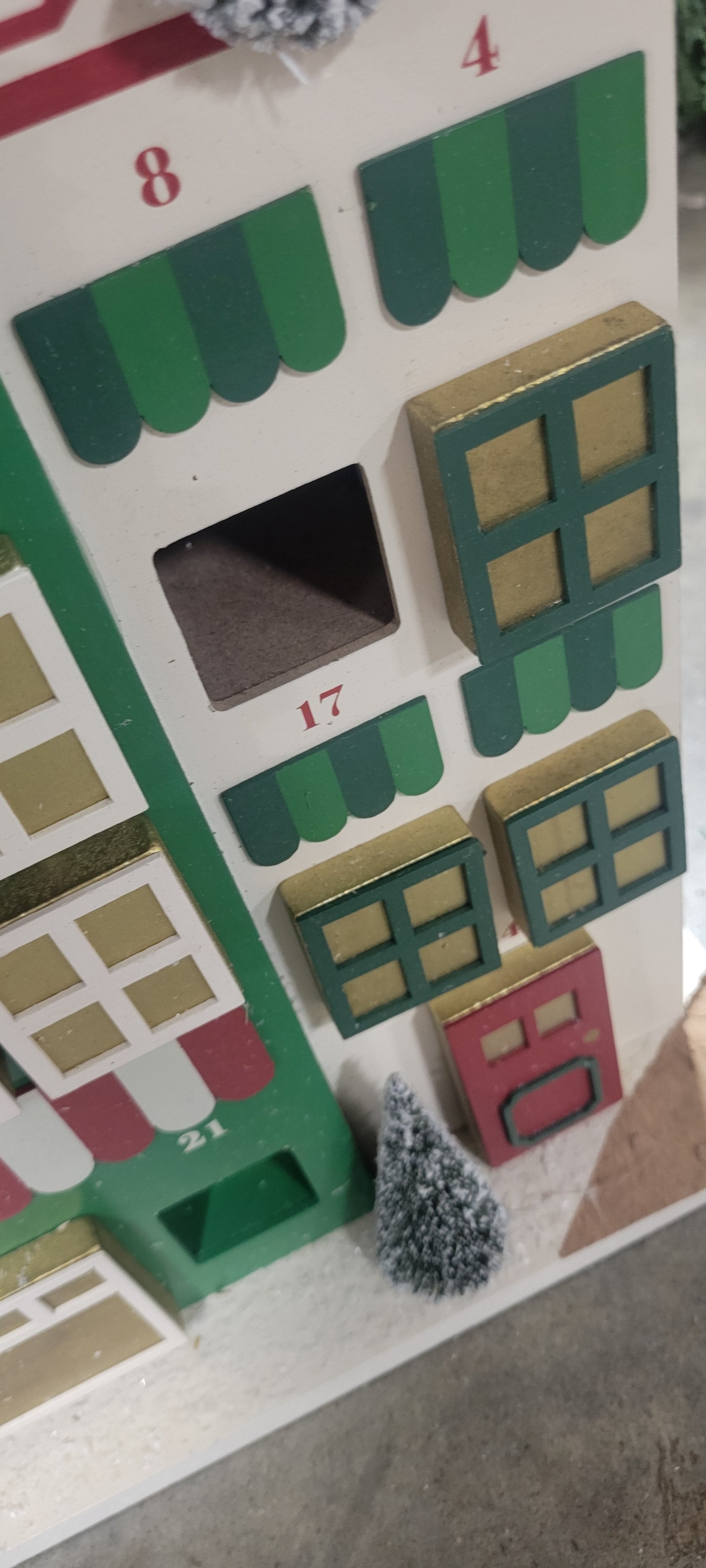 Christmas City Village Countdown Calendar, final cut