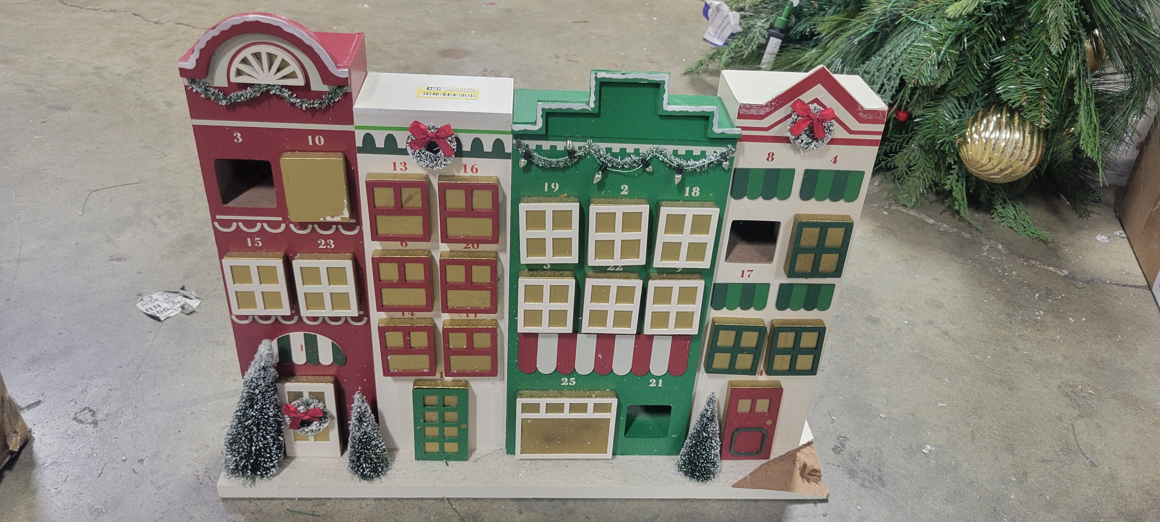 Christmas City Village Countdown Calendar, final cut