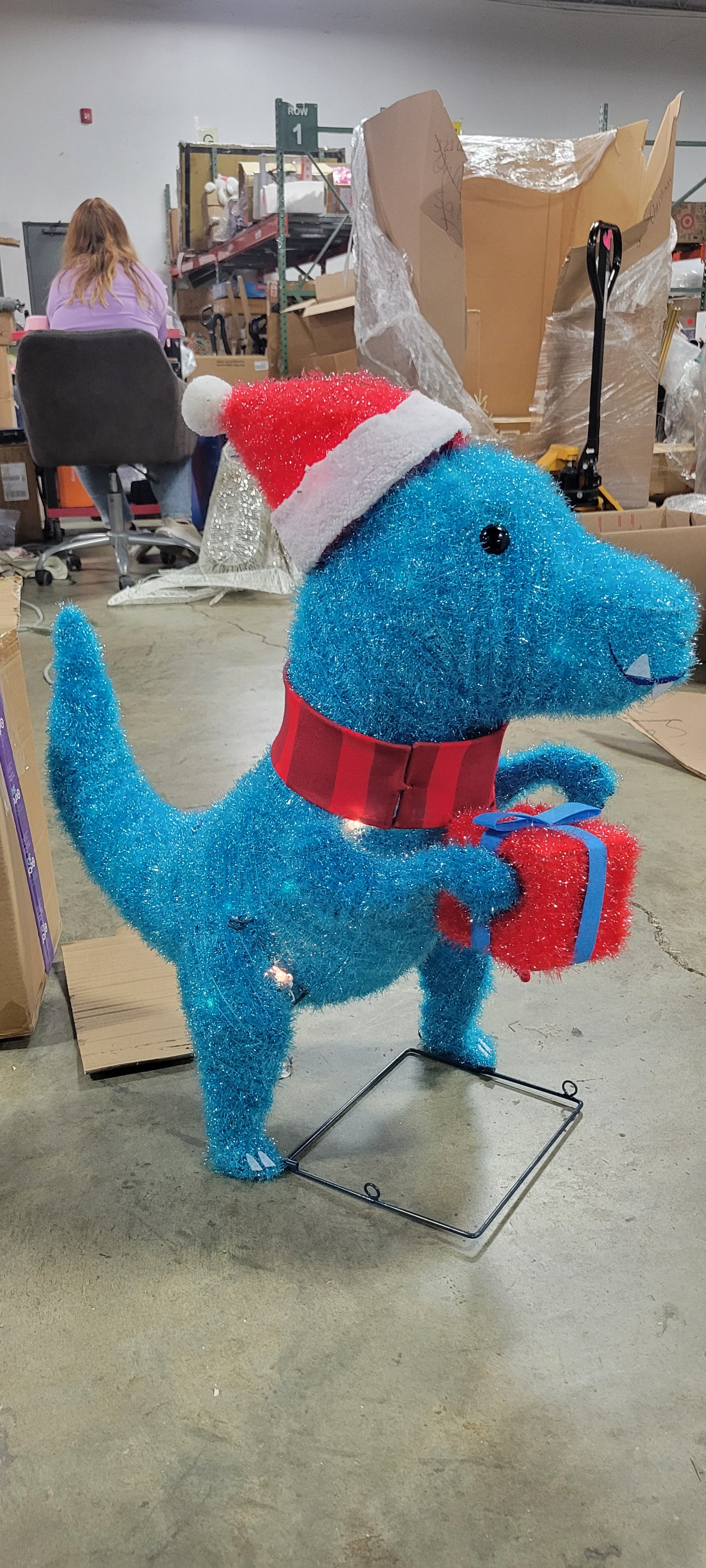 Incandescent Tinsel Tyrannosaurus Rex-SHOWROOM ITEM