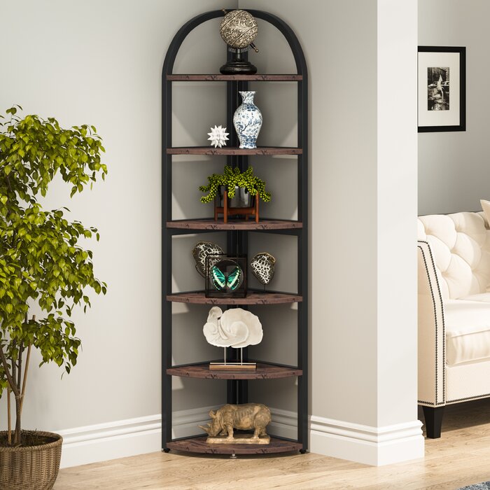 Emersen Corner Bookcase – Salvage & Co Indy