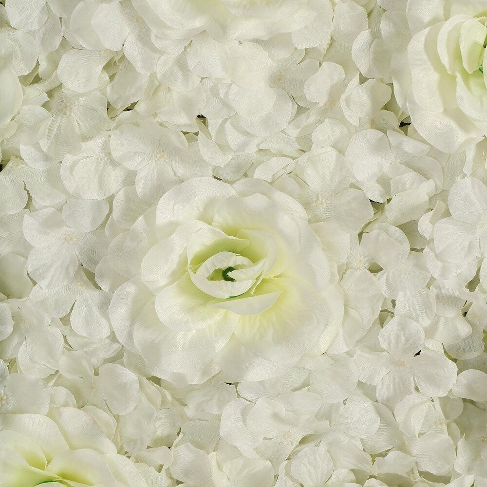 5 Packs Artificial Faux Foliage Wall Mat Panel Hydrangea Backdrop