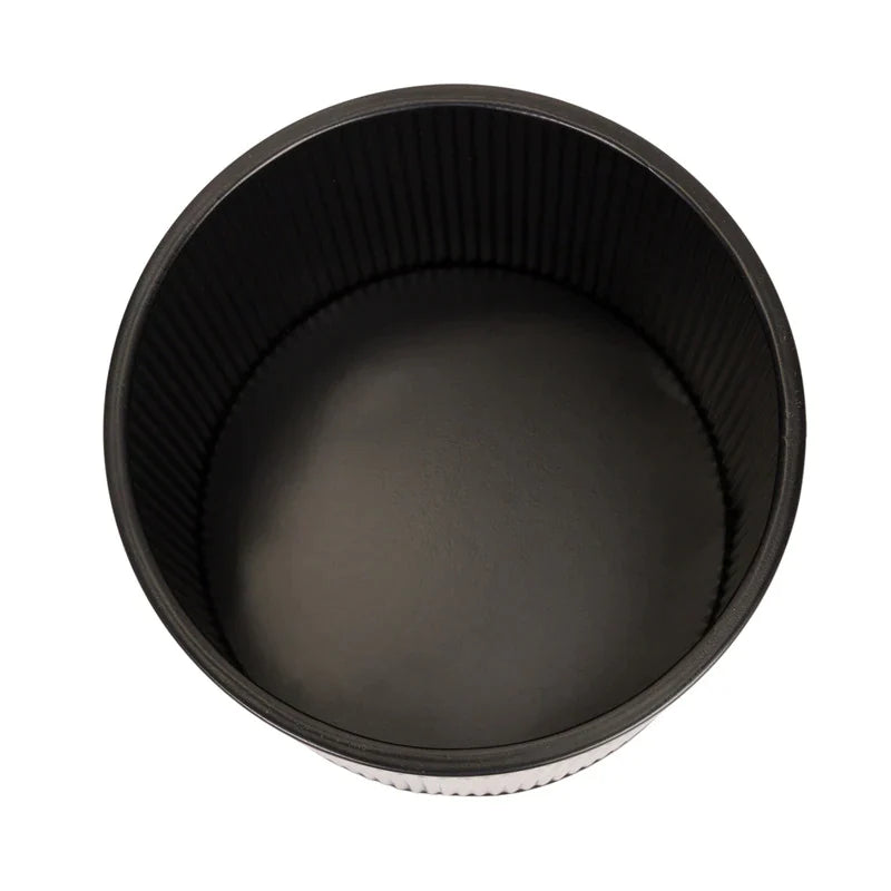 Everett Black Mid-Century Modern Planter with Tall Metal Base