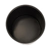 Everett Black Mid-Century Modern Planter with Tall Metal Base