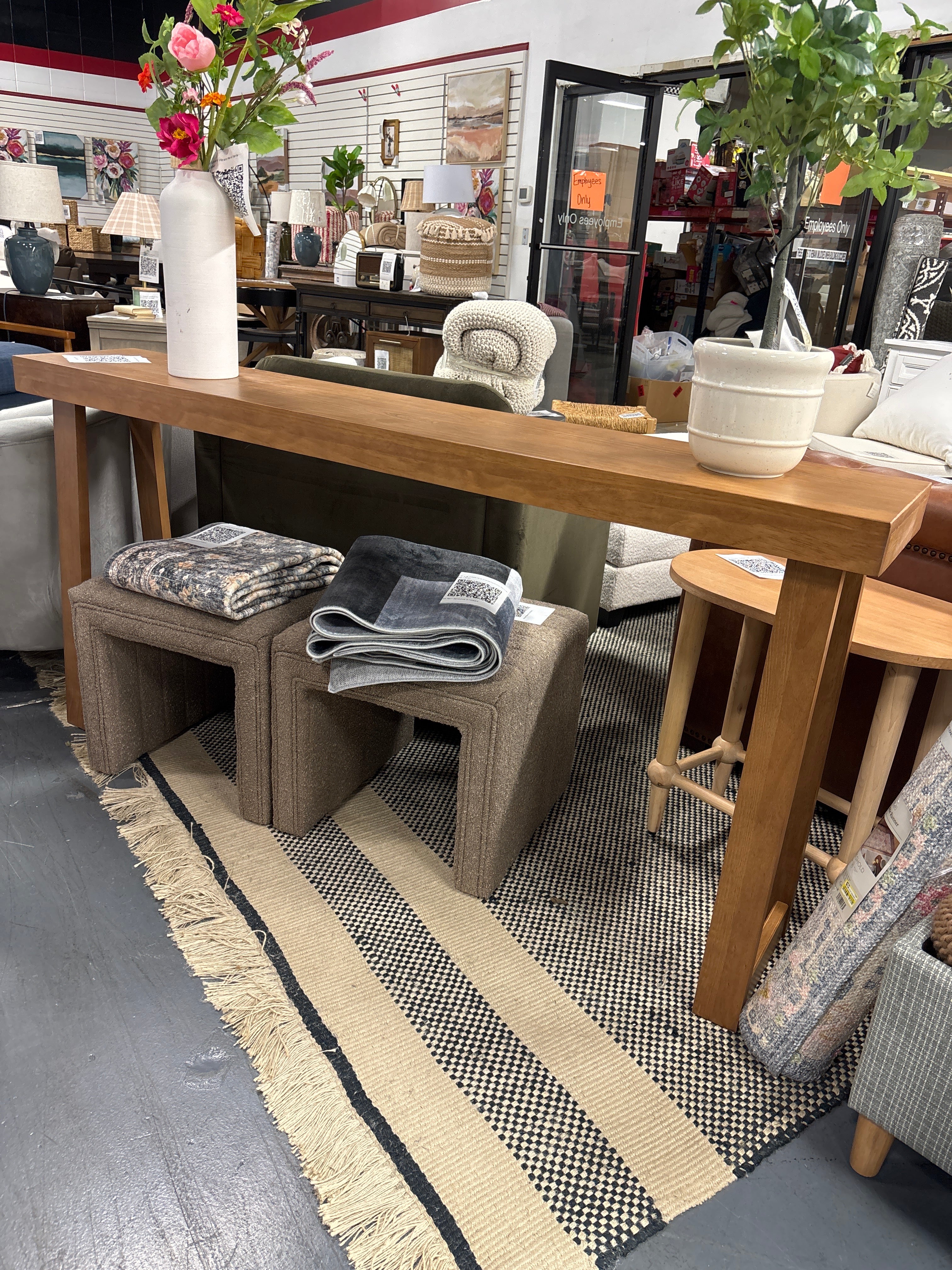 66" Plank+Beam Solid Wood Console Table SHOWROOM ITEM