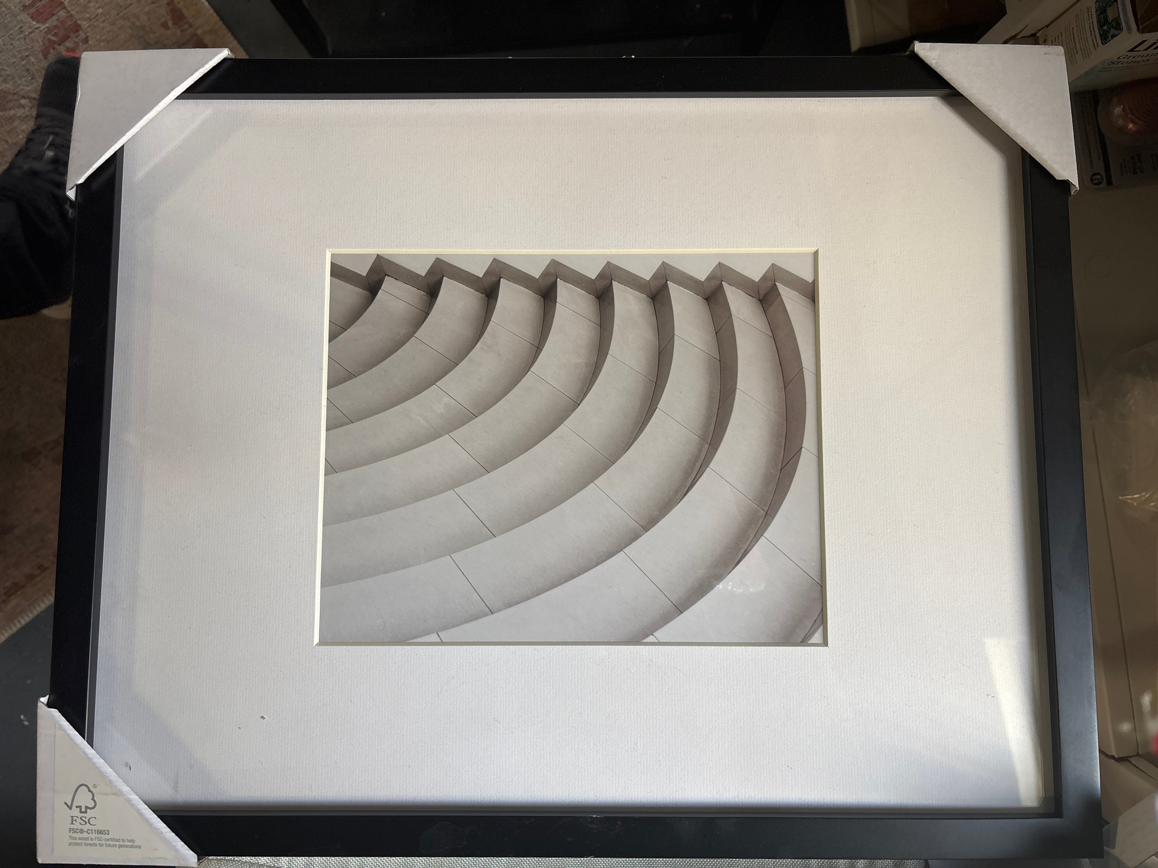 14" x 18" Matted to 8" x 10" Thin Gallery Frame SHOWROOM ITEM