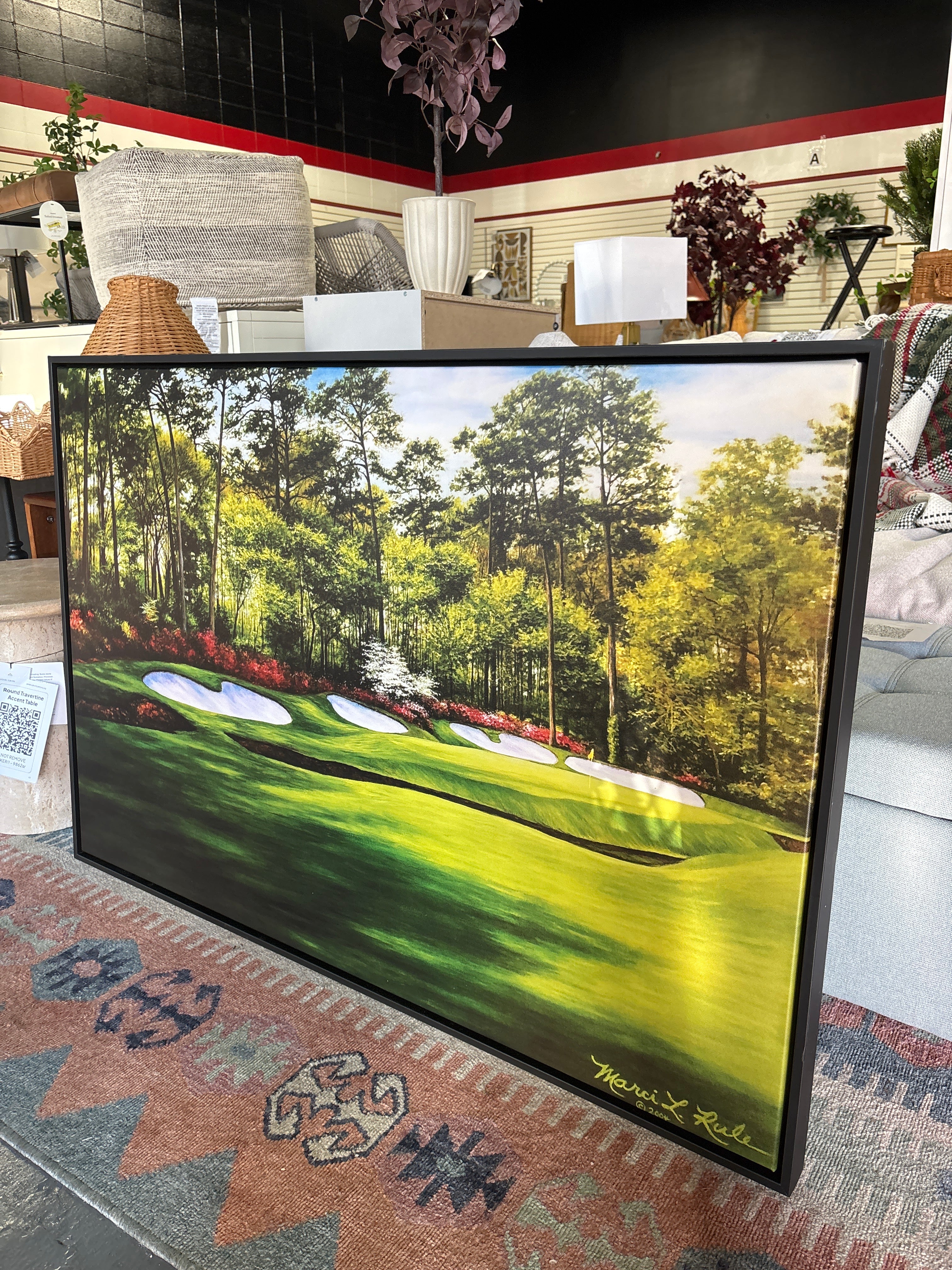 30"x43" Augusta National 13th Hole I Canvas Print SHOWROOM ITEM
