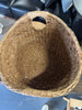 Large Round Braided Seagrass Basket - Brightroom™: Handwoven Khaki Wicker for Blanket Storage, Nest Certified - SHOWROOM ITEM