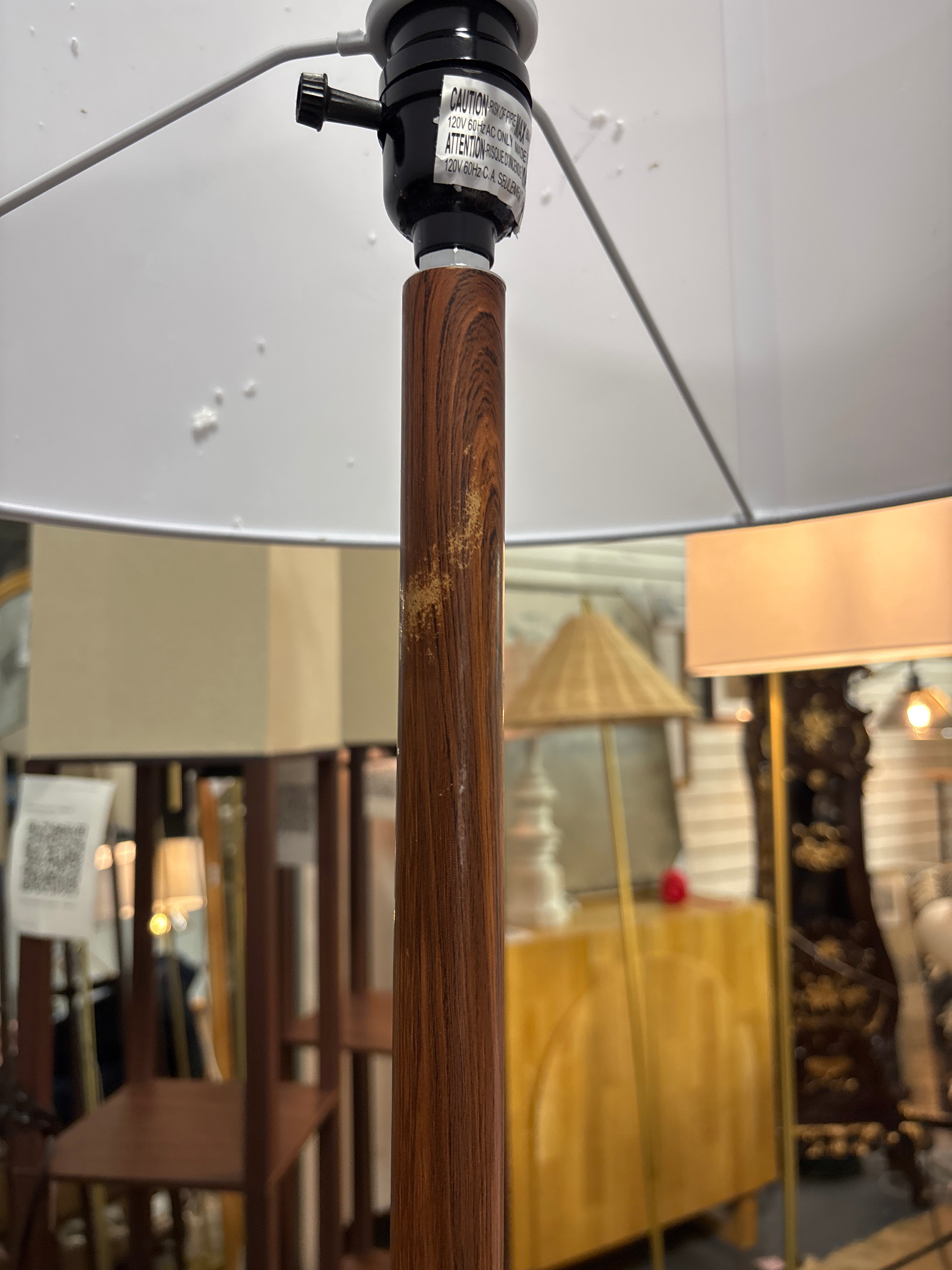 Paulson 60" Floor Lamp - Brown SHOWROOM ITEM