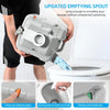 Diagonal Enlarged Portable Camping Toilet