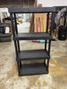 4 Tier Plastic Shelf Unit Black - Brightroom™: Utility Storage Shelves, 55.8