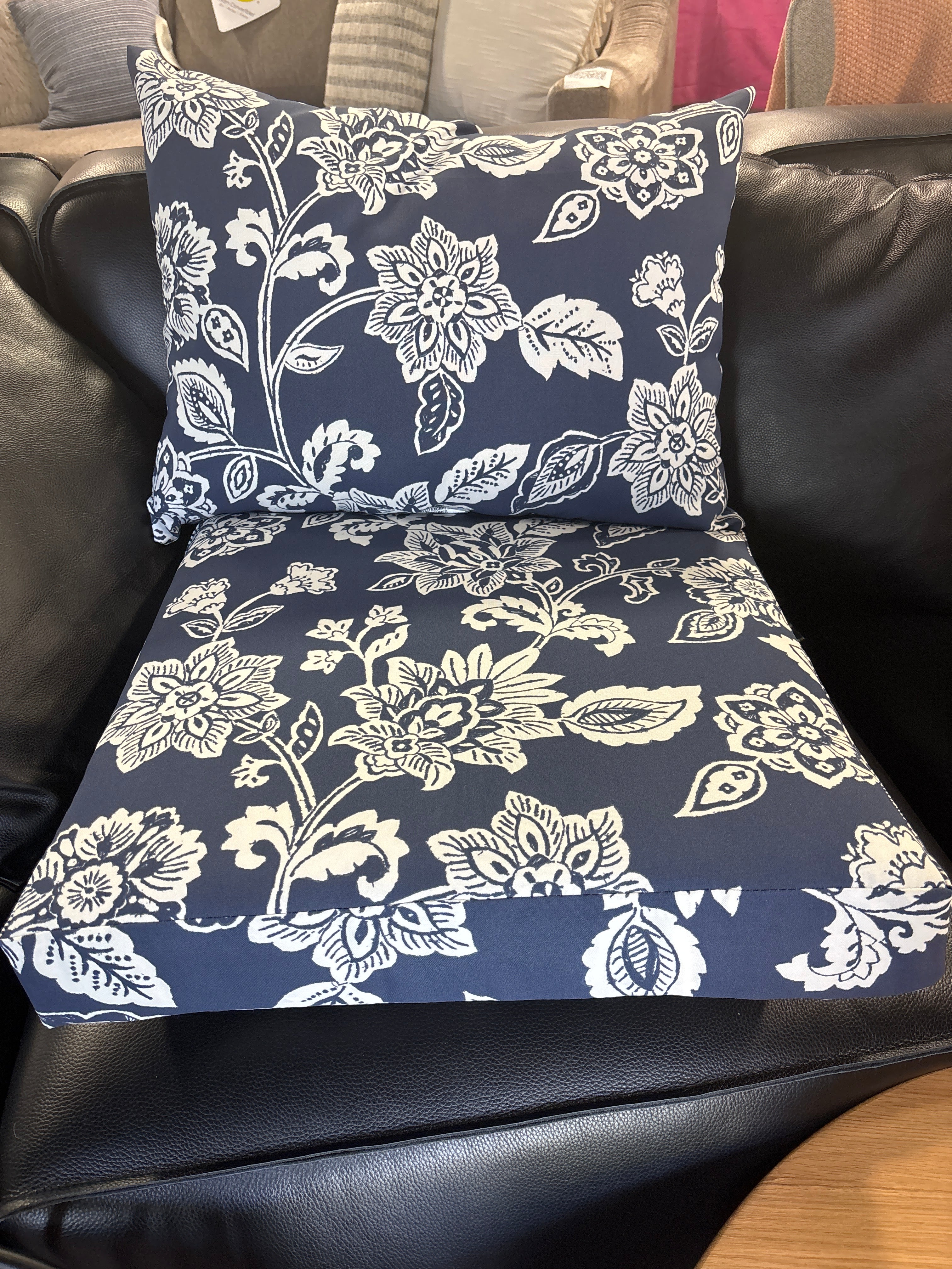 2pc Arden 24"x17" Outdoor Dining Chair Cushion SHOWROOM ITEM