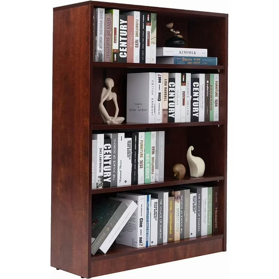 Farini Cherry 4 Shelf Bookshelf - SHOWROOM ITEM 