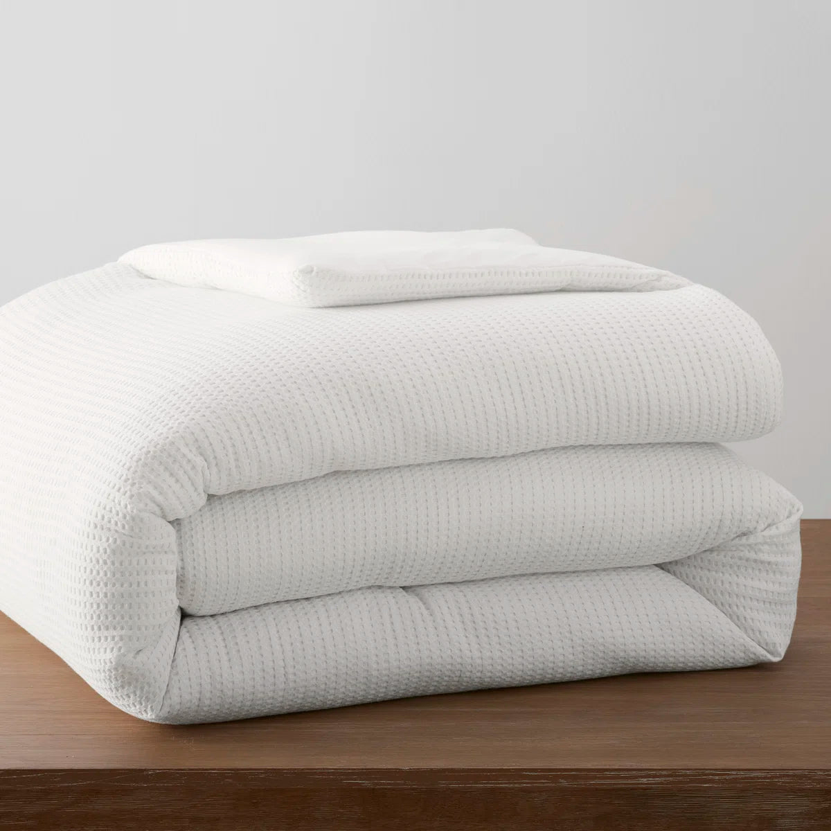 Felix Cotton Waffle Comforter Set Full/Queen