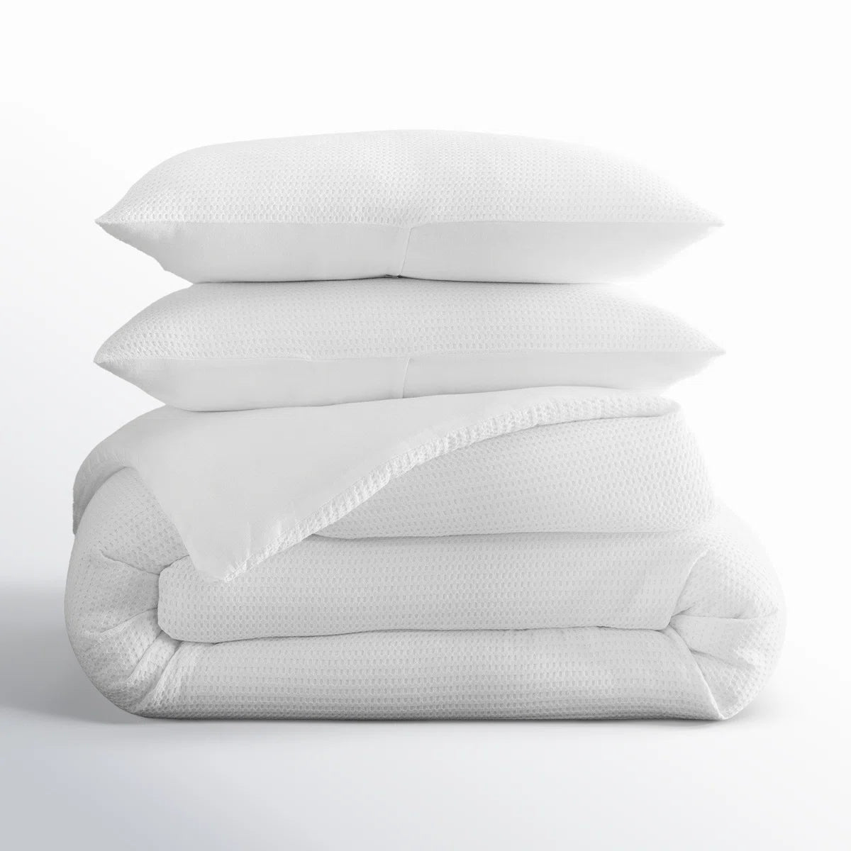 Felix Cotton Waffle Comforter Set King/Cali King