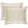 Satinique Quilted Sham - Natural - King - Set of 2