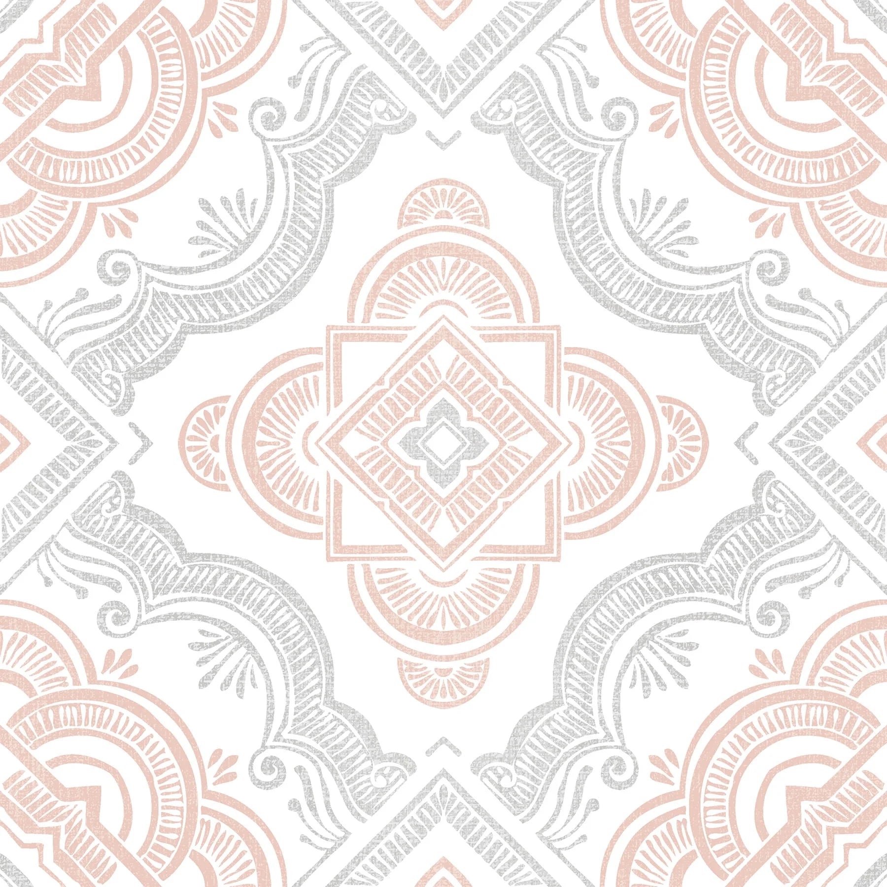 Cecilia White Peel & Stick Vinyl Floor Tiles