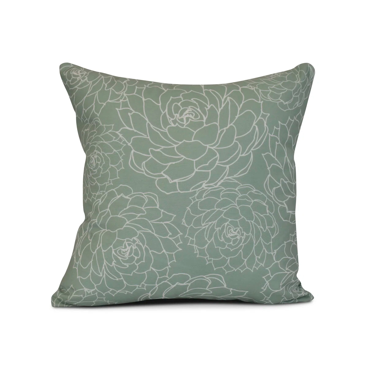 Floral Frolic Floral Indoor/Outdoor Reversible Throw Pillow