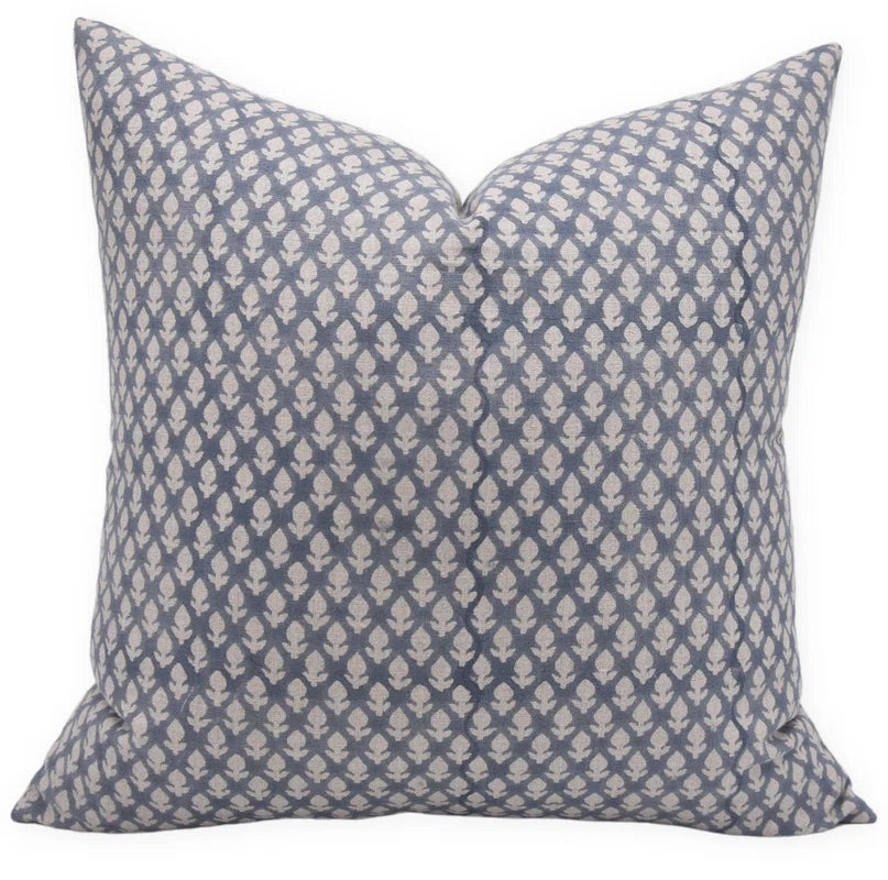 Fabdivine Floral Linen Pillow SHOWROOM ITEM