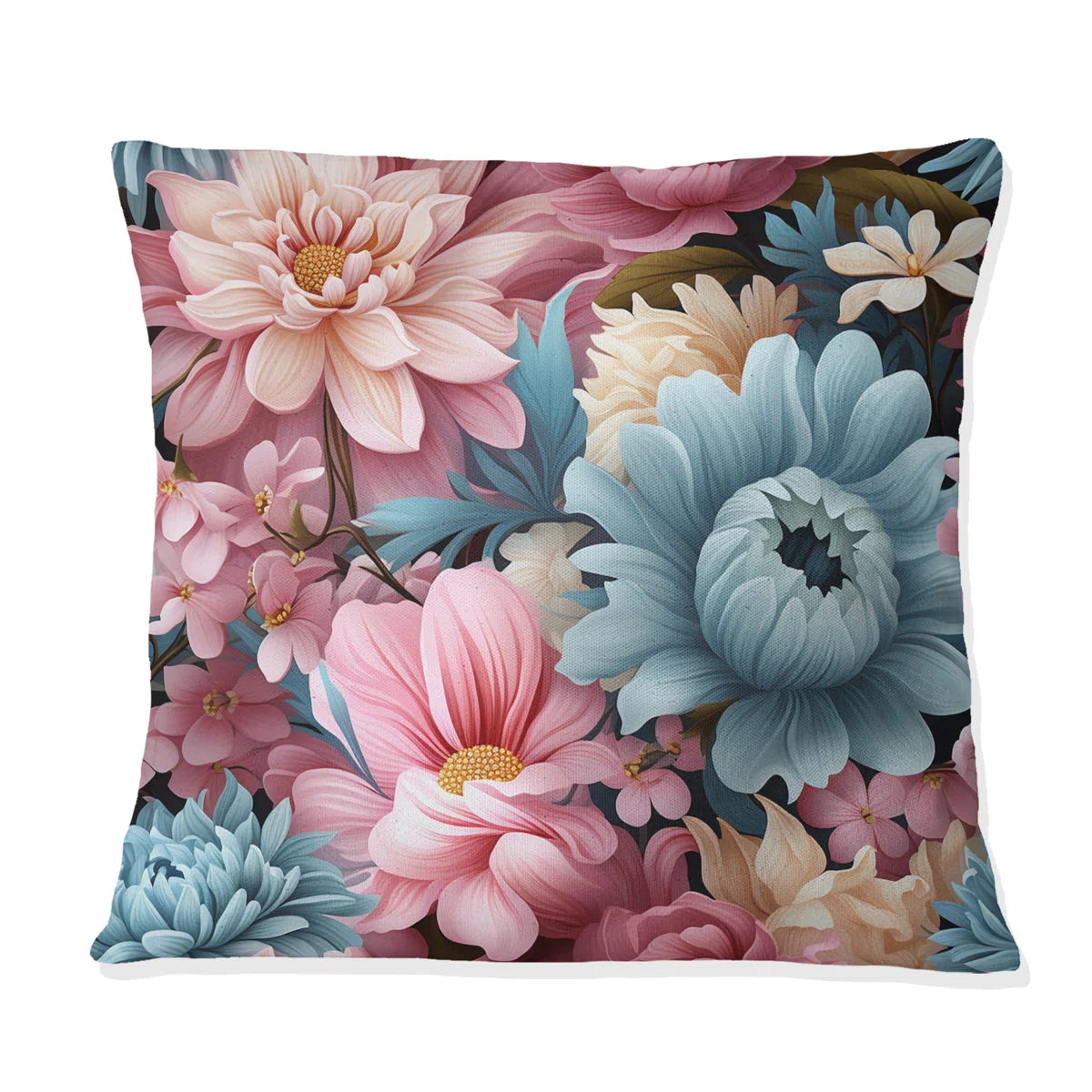 Floral Throw Pillow SHOWROOM ITEM