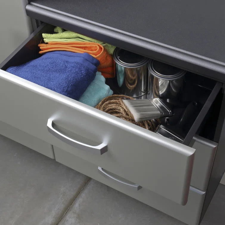 Silver Flow Wall 3 Drawer Storage Cabinet - Cabinet
