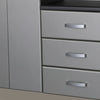 Silver Flow Wall 3 Drawer Storage Cabinet - Cabinet