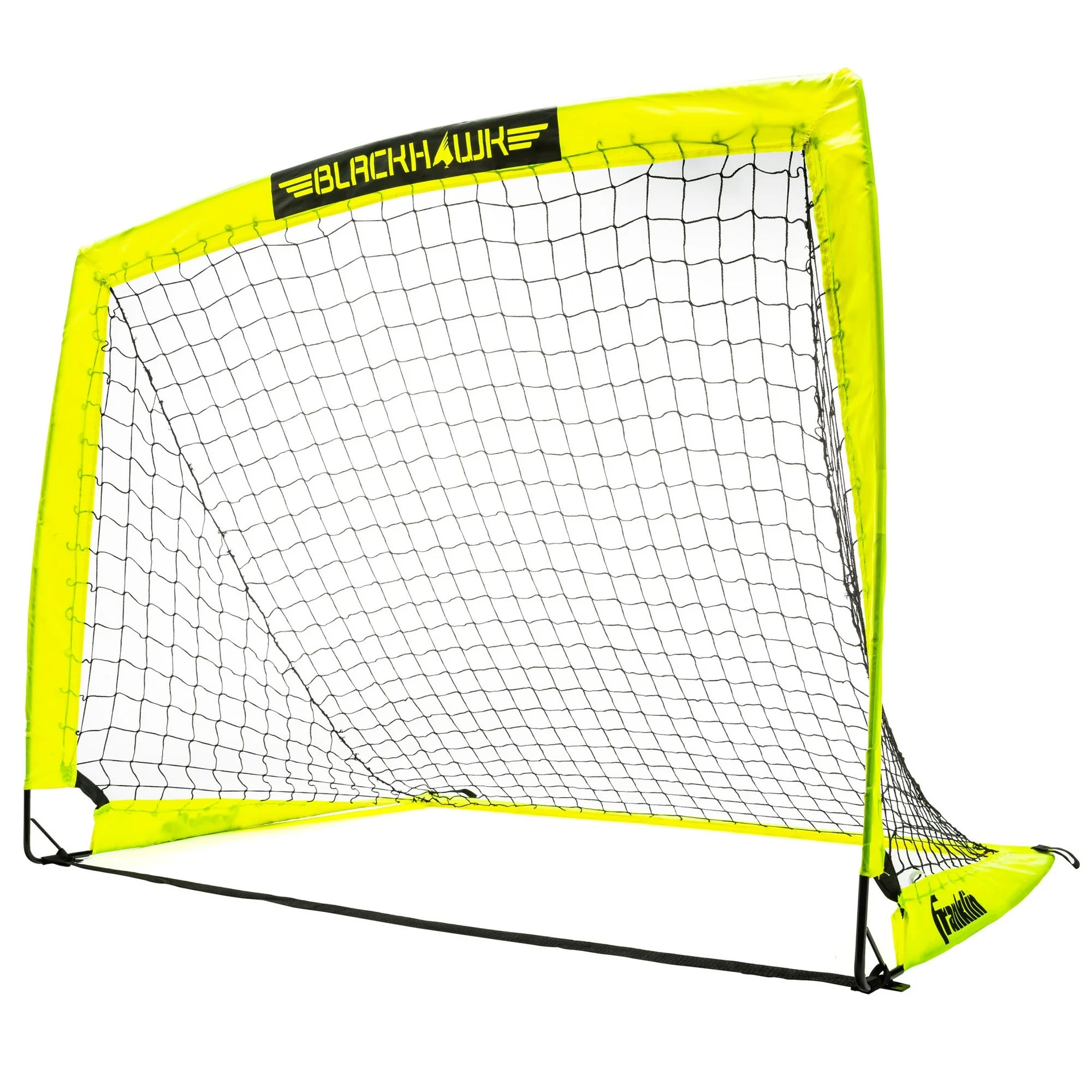Blackhawk Soccer Goal - Pop up - Indoor + Outdoor - Adult + Kids Yellow