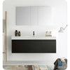 Mezzo Wall Mounted Single Sink Bathroom Vanity Set