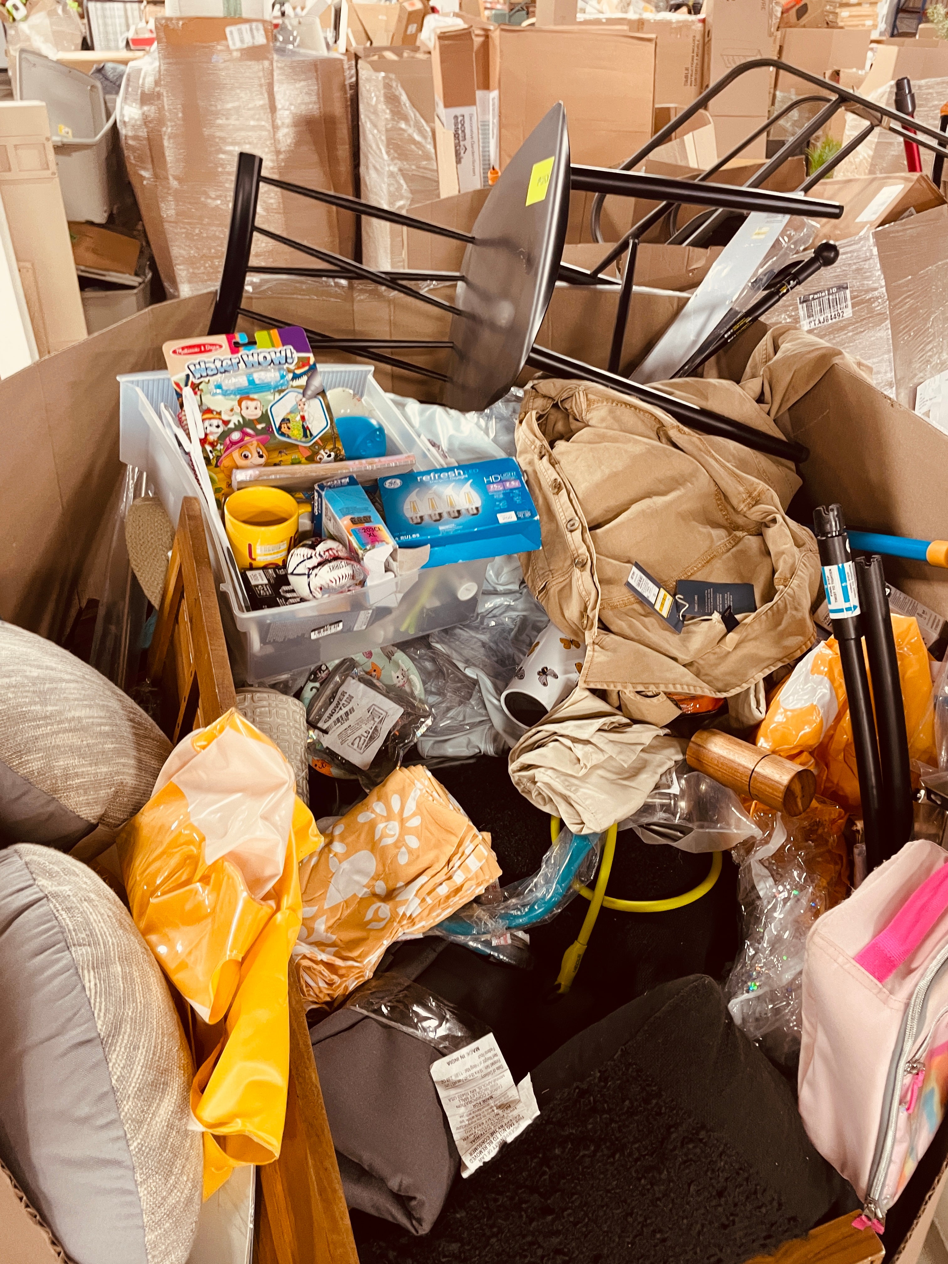 1 Pallet Unmanifested Liquidated Items approximately 609