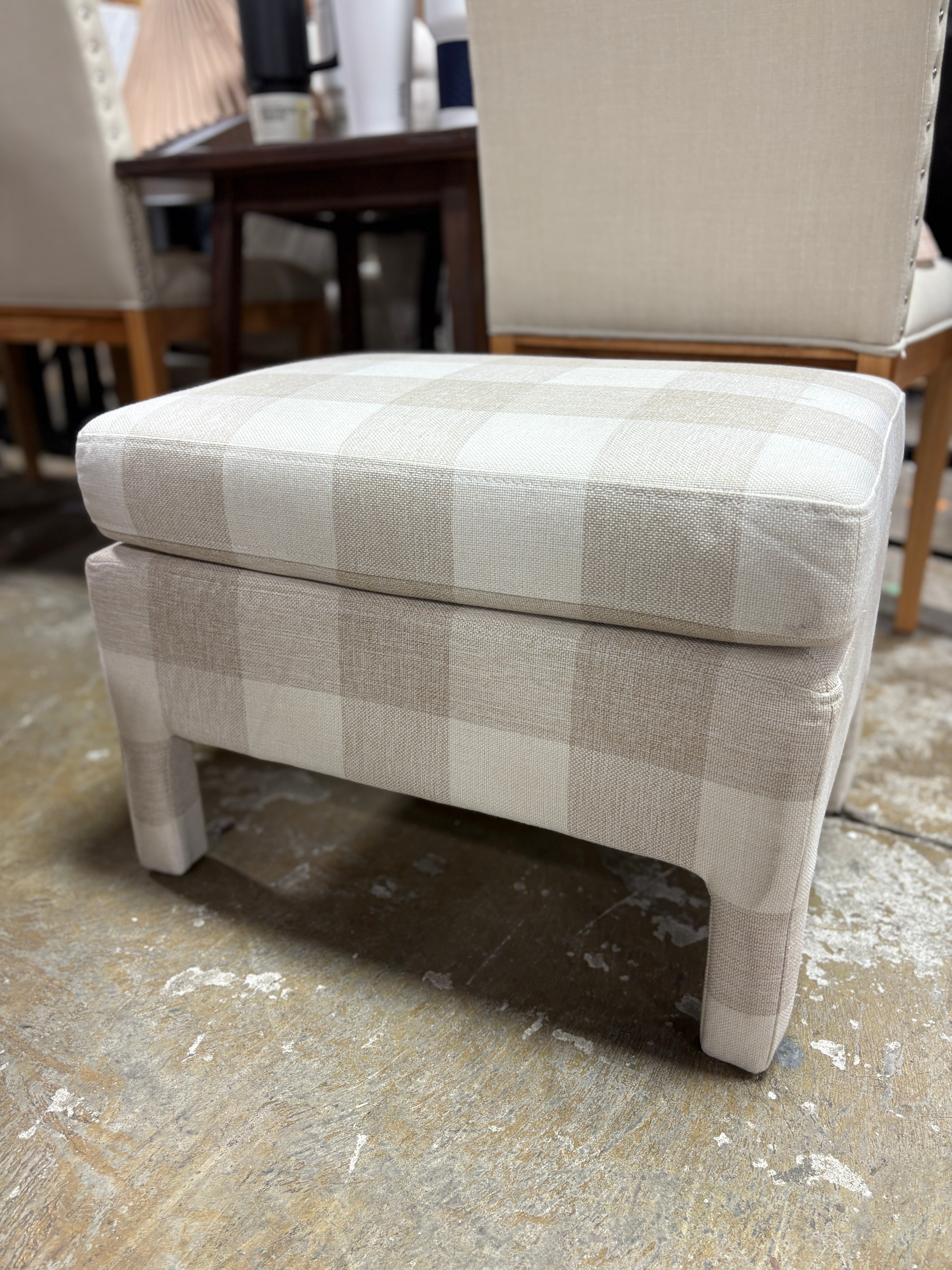 Bellfield Fully Upholstered Ottoman - Threshold™ designed with Studio McGee Showroom Item