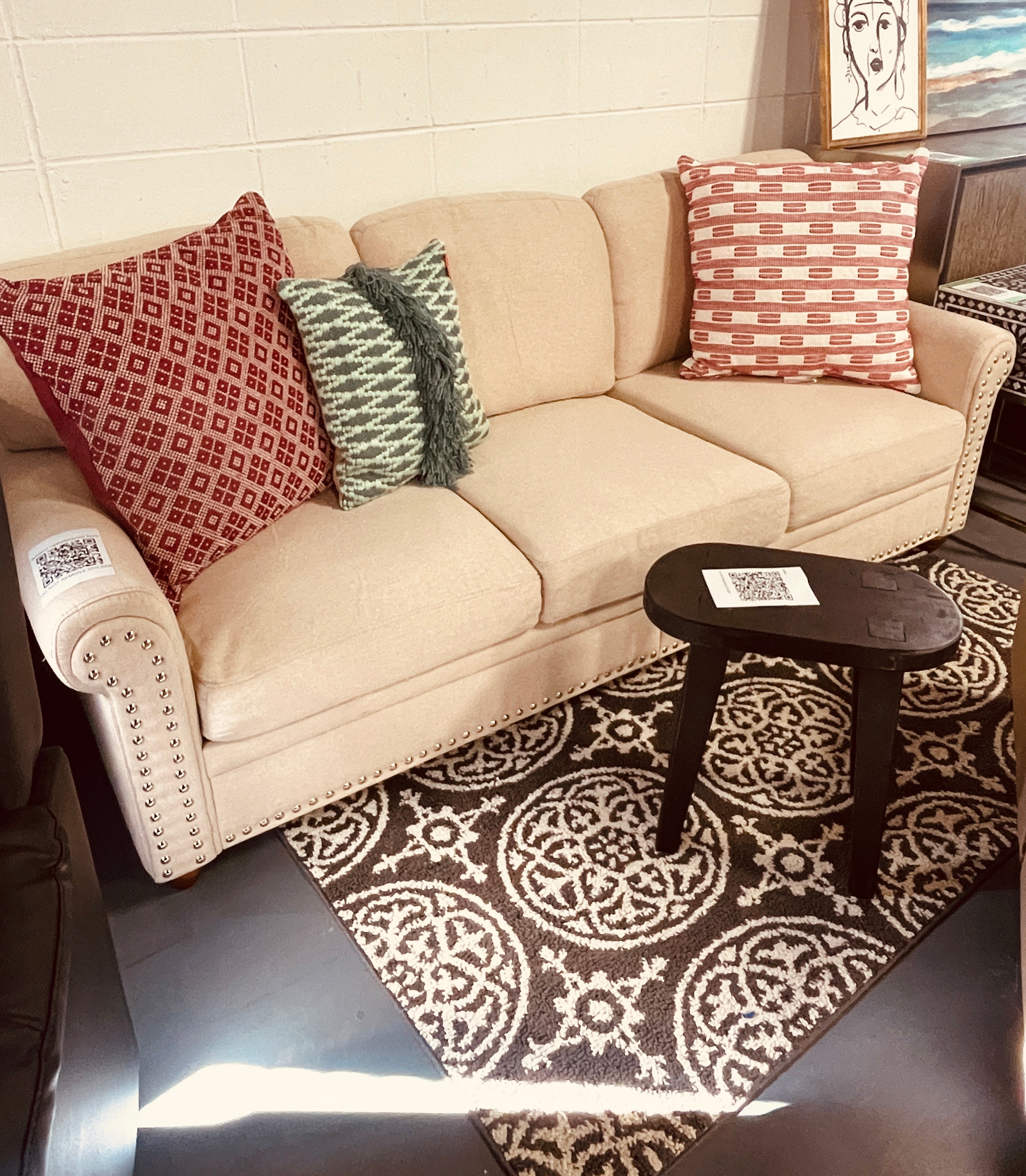 Annwyl Upholstered Sofa SHOWROOM ITEM ONLY