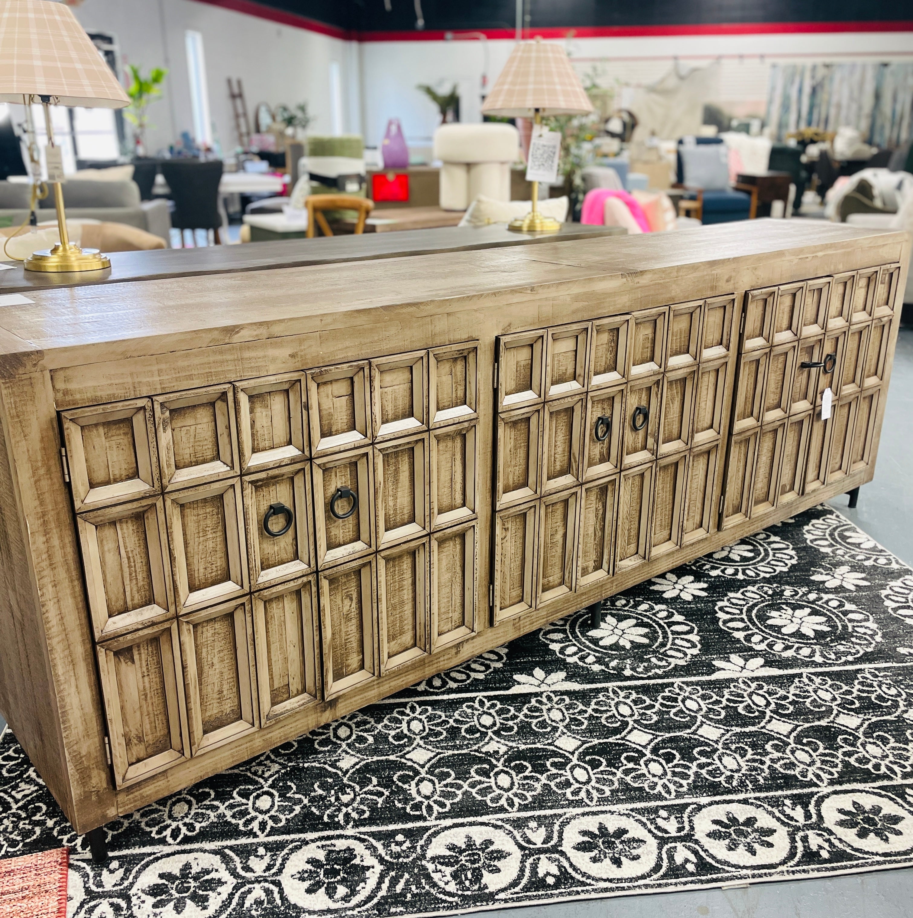 Milauni 103.5'' Solid Wood Sideboard SHOWROOM ITEM