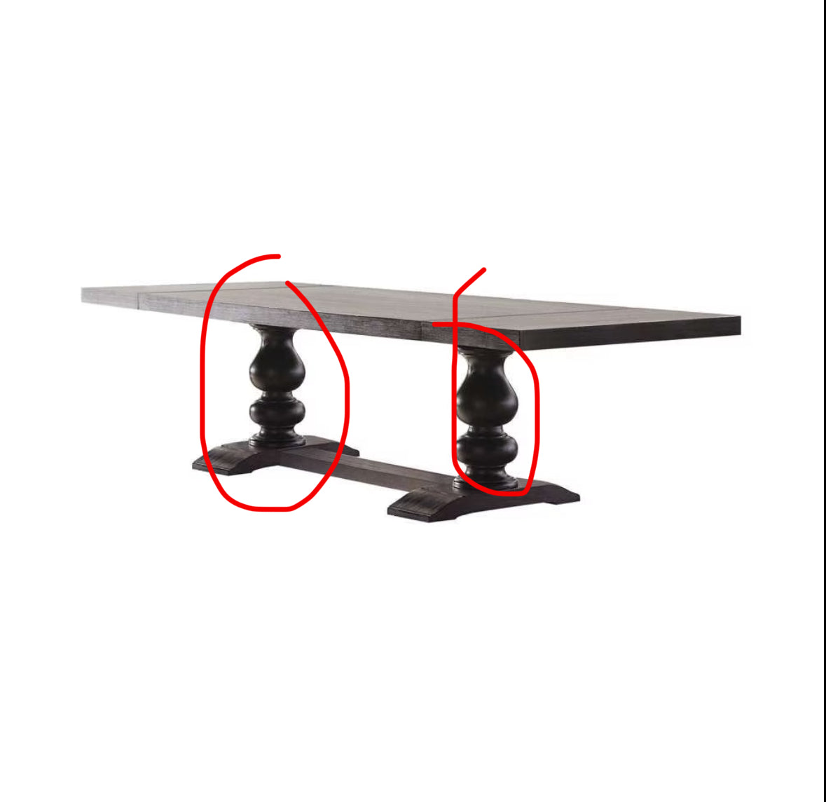 Phelps Dining Table BASE ONLY