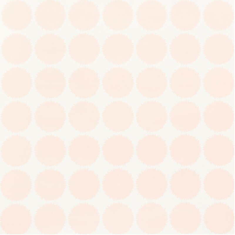 Blush Fuzz Polka Dots Roll