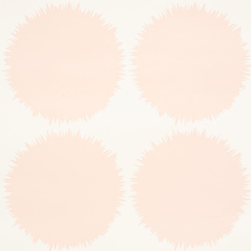 Blush Fuzz Polka Dots Roll