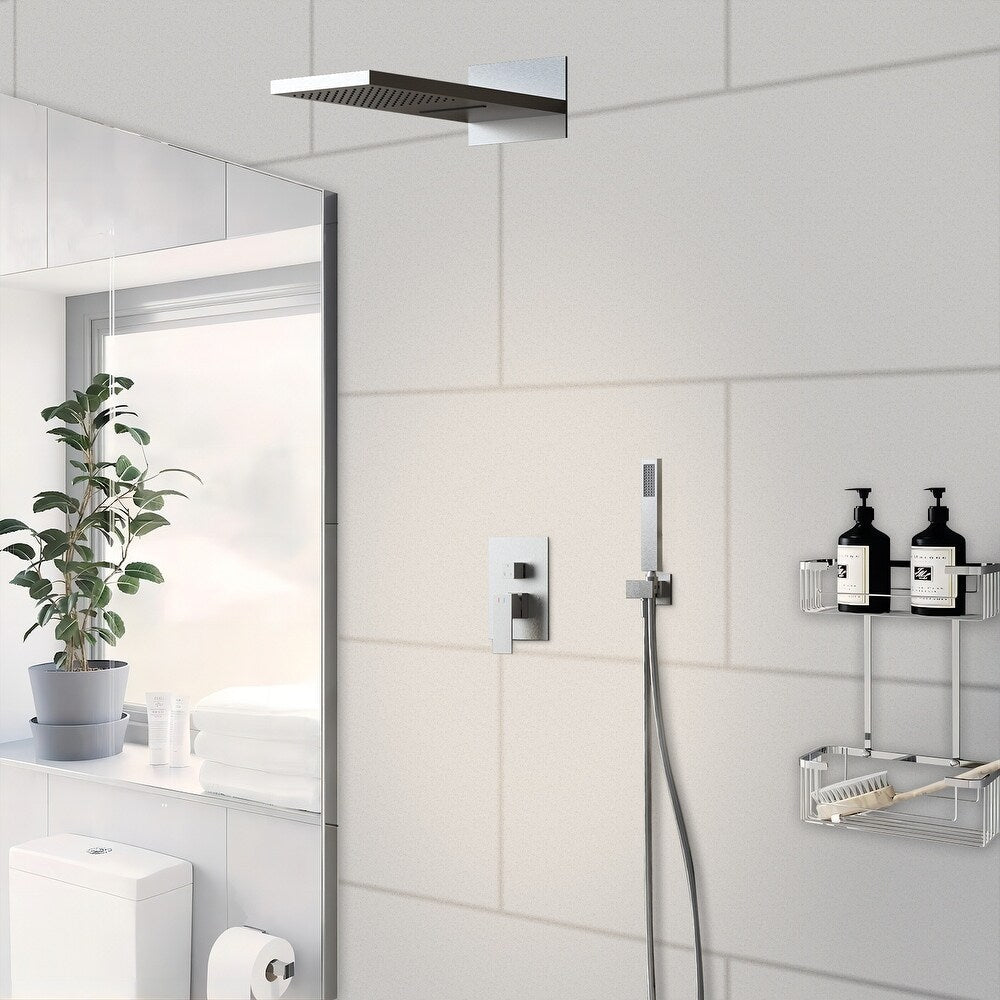 Wall Mount Waterfall Rain Shower System (valve Included) - Chrome