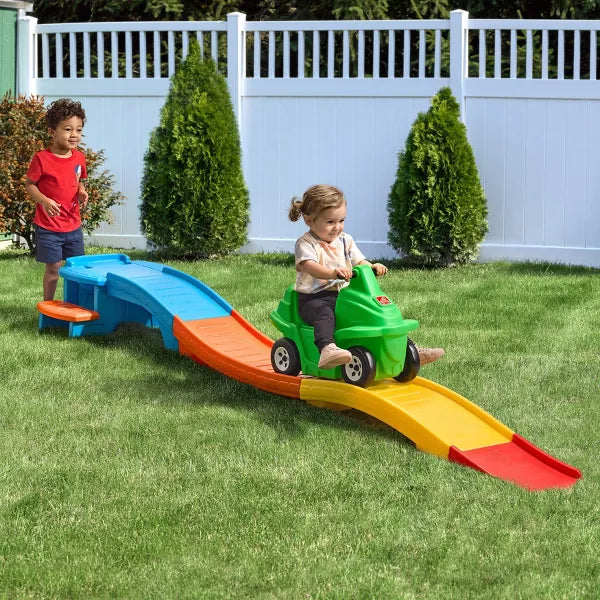 Racing Green Up & Down Roller Coaster Ride-On