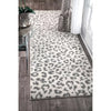 Annette Modern Leopard Print Area Rug