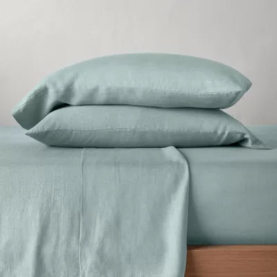 100% Washed Hemp Solid Sheet Set - King