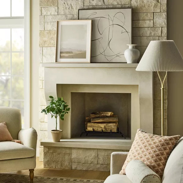 Line Abstract Framed Canvas Wall Art