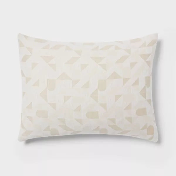 Geo Matelasse Duvet Cover and Sham Set - King