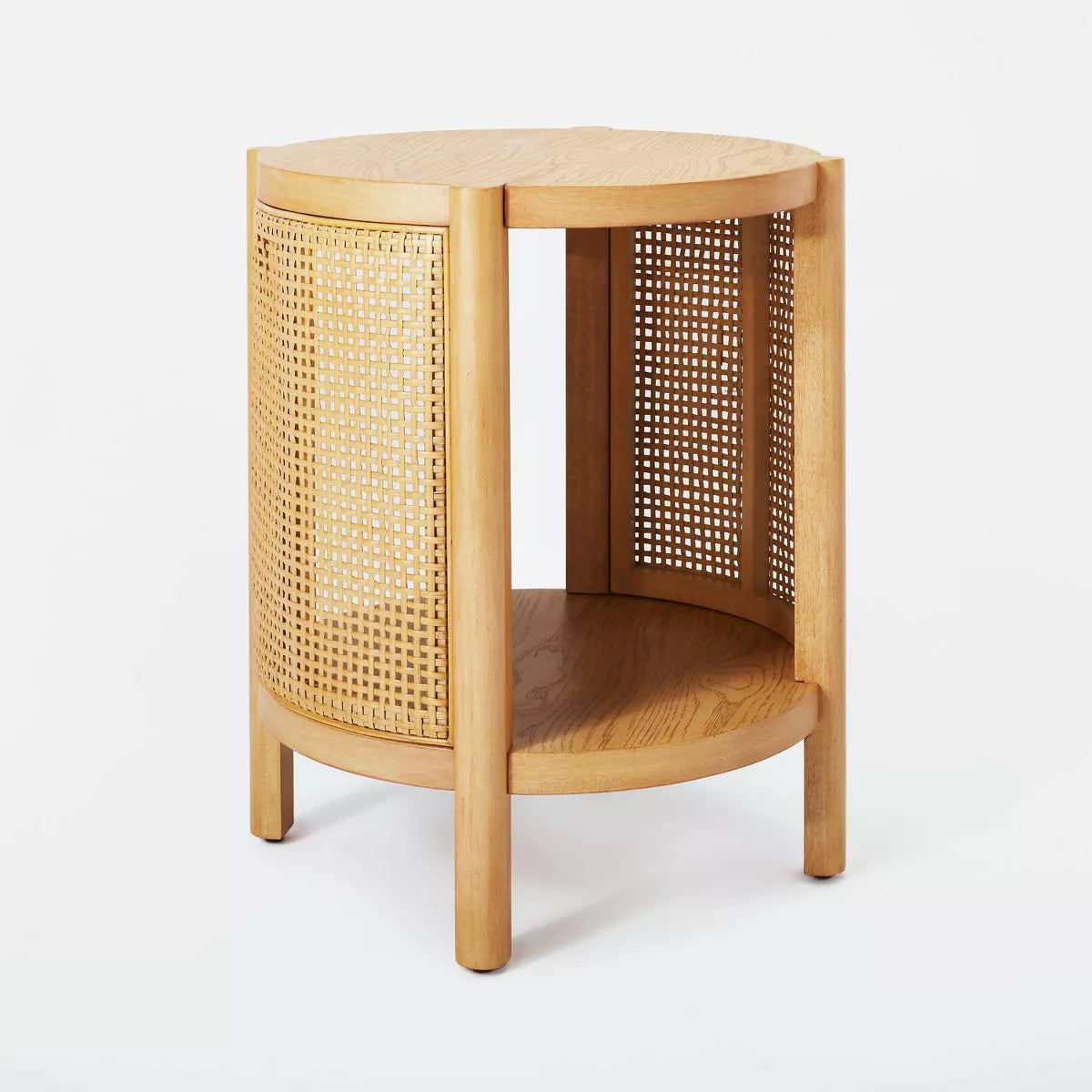 Portola Hills Woven Accent Table - Threshold™ designed with Studio McGee SHOWROOM ONLY ITEM