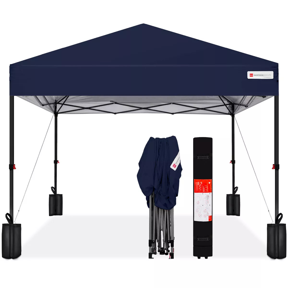 Best Choice Products 10'x10' Easy Setup Pop Up Canopy - Blue SHOWROOM ITEM