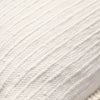 Textured Pinstripe Square Throw Pillow Cream - Set of 2