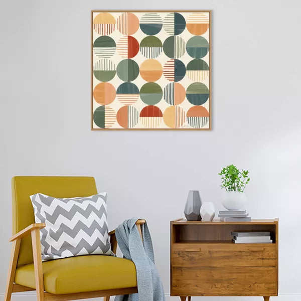Born to Roam Pattern II by Janelle Penner Framed Canvas Wall Art Print