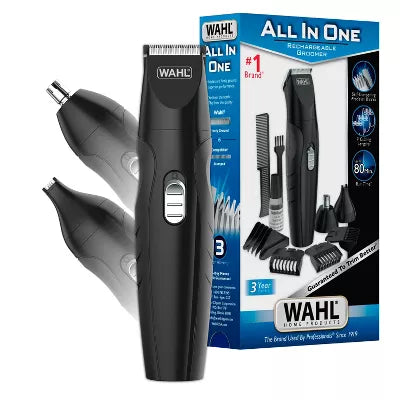 All In One Cordless Electric Beard Trimmer, Detailer, and Nose Trimmer for Men