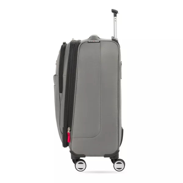 Zurich Softside Carry On Spinner Suitcase - Iron Gray