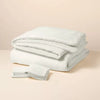 3pc Trellis Pattern Comforter Bedding Set Cream - Full/Queen