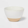 12pc Stoneware Wethersfield Artisan Dinnerware Set White