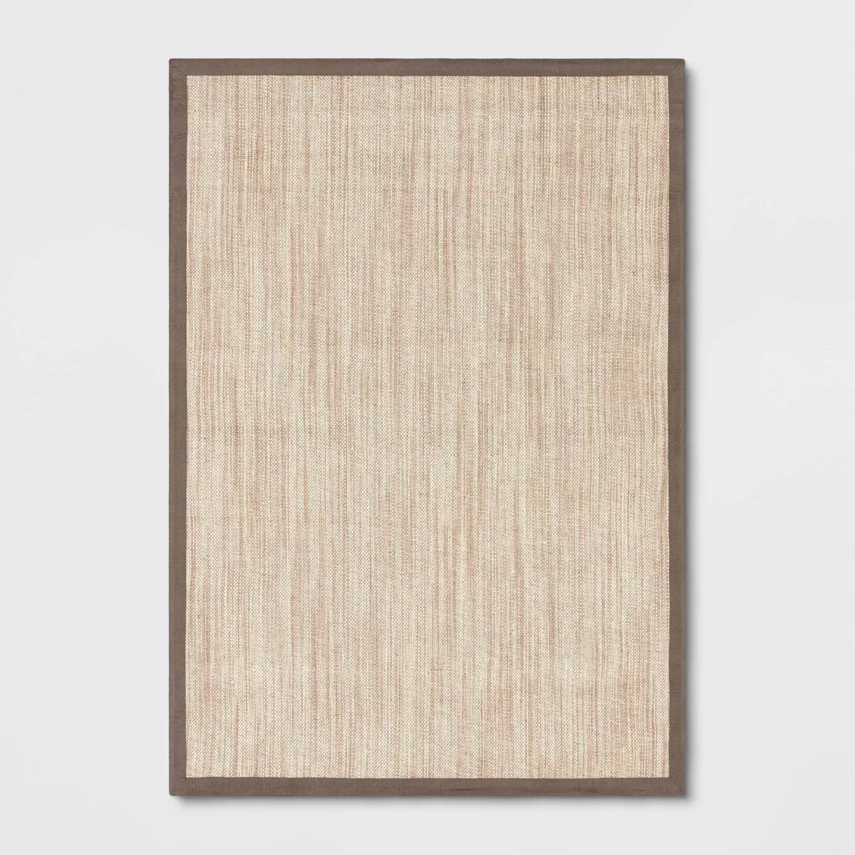 Solid Woven Border Rug - 7X10